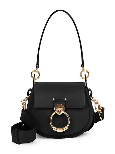 Small Tess Leather Saddle Bag | Saks Fifth Avenue