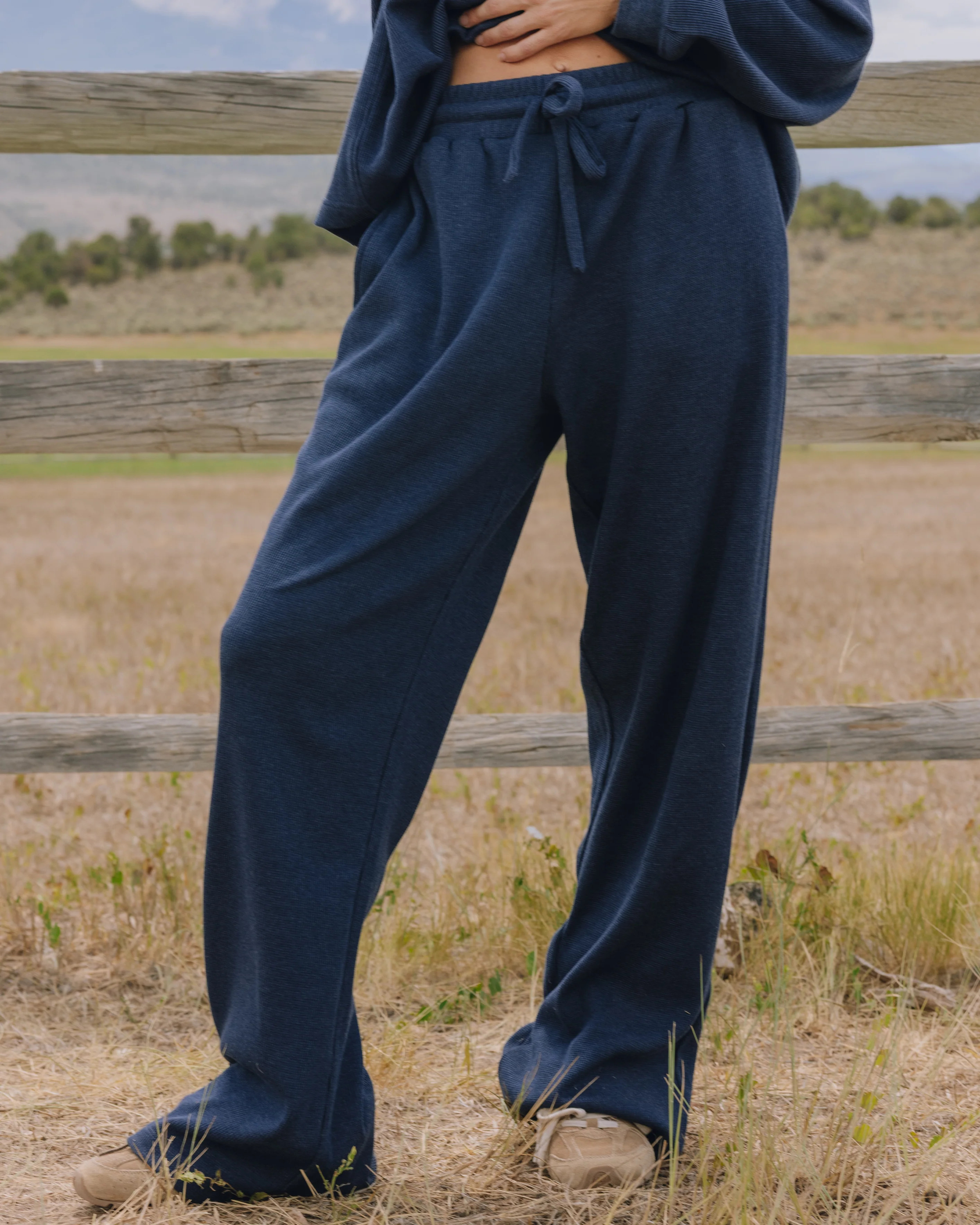 Thermal Resort Pants - Denim | Daily Drills LLC
