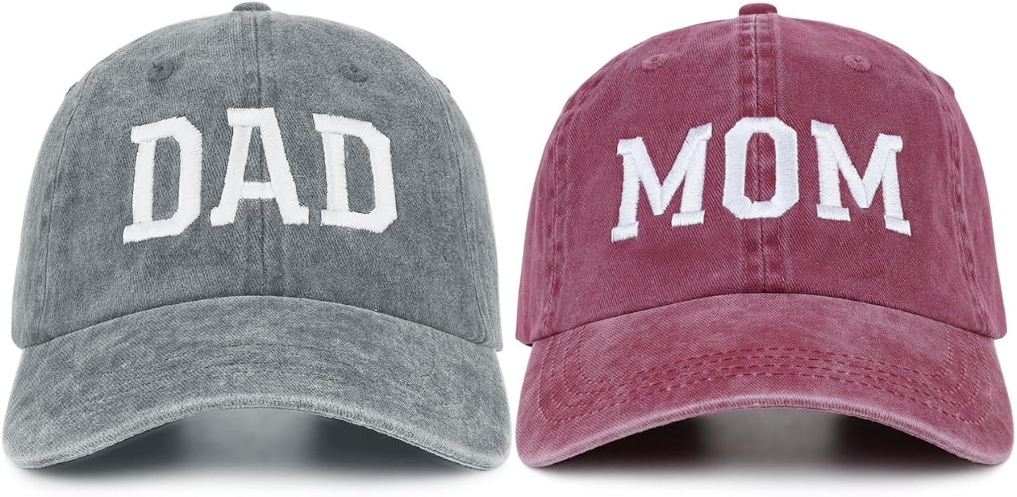 Mom and Dad Hats Parents - Pregnancy Announcement Mom Dad Baseball Couples Cap - 2 Pcs New Parent... | Amazon (US)
