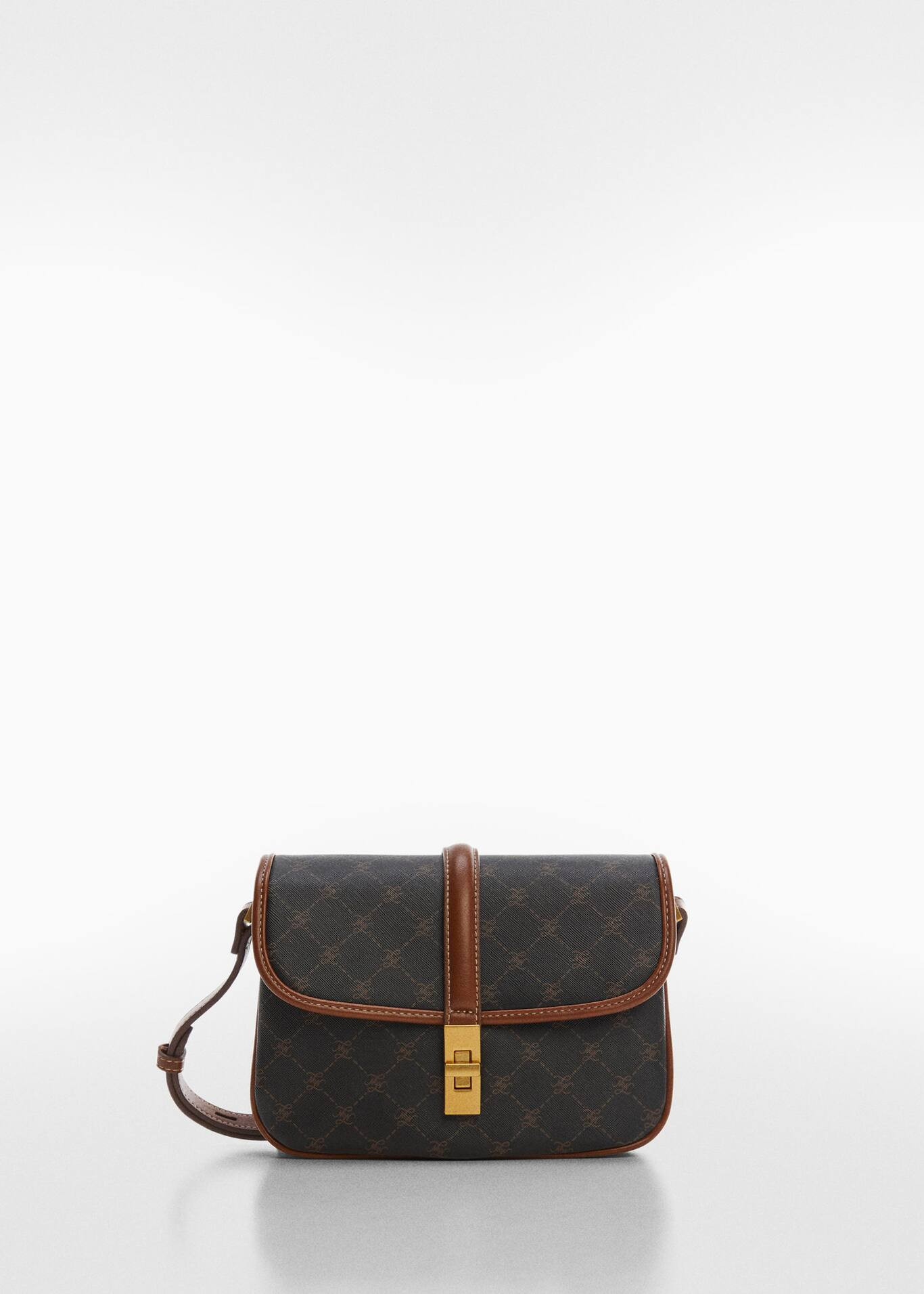 Shoulder bag with printed logo | MANGO (US)