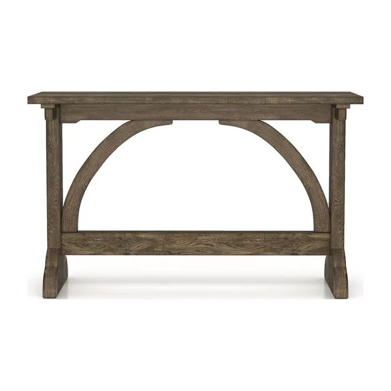 Furniture of America Linx Rustic Wood Console Table in Reclaimed Oak | Walmart (US)