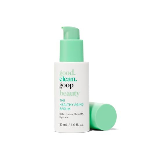 good.clean.goop beauty The Healthy Aging Serum | Facial Serum with Tranexamic Acid, Shikimic Acid & Goji Berry Oil | Serum to Help Smooth Wrinkles and Fine Lines | Anti-Aging Serum | Vegan | 1 Fl oz | Amazon (US)