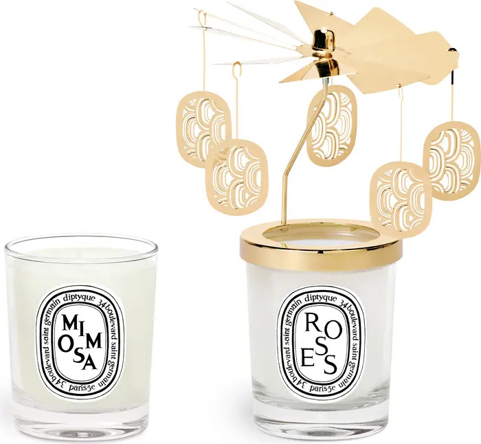 diptyque Roses & Mimosas Candle Set | Nordstrom | Nordstrom