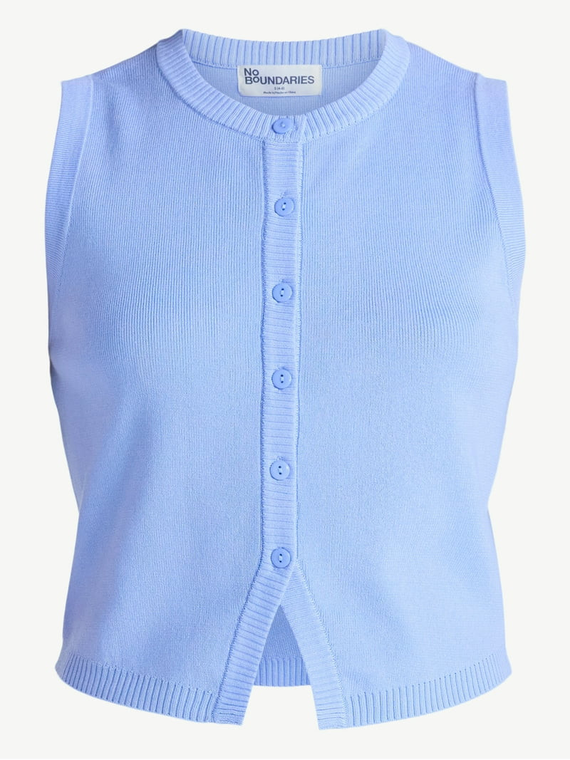 No Boundaries Sweater Vest, Midweight, Women’s | Walmart (US)