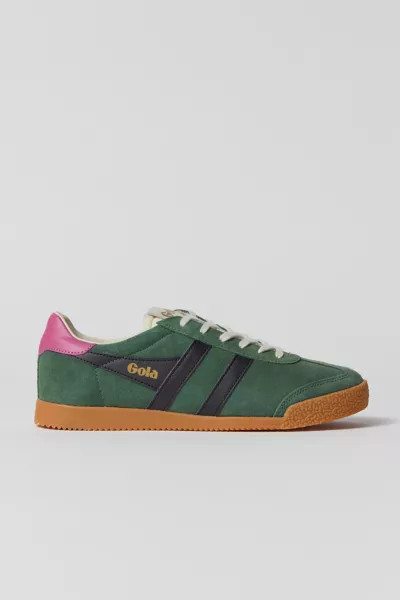 Gola Women's Elan Sneaker in Evergreen/Black/Fuchsia, Women's at Urban Outfitters | Urban Outfitters (US and RoW)