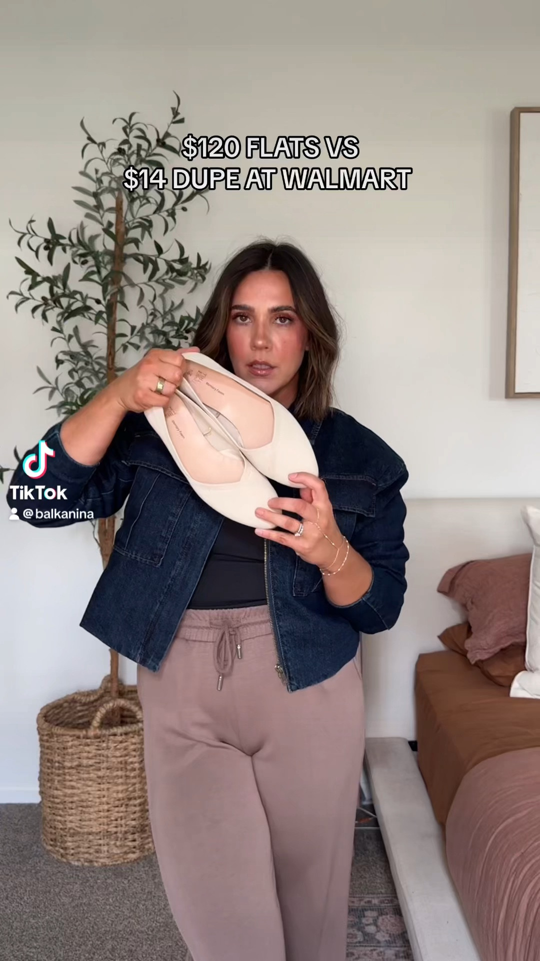$14 flats at Walmart! true to size. Teacher outfit, workwear. 

#LTKWorkwear #LTKStyleTip #LTKMidsize