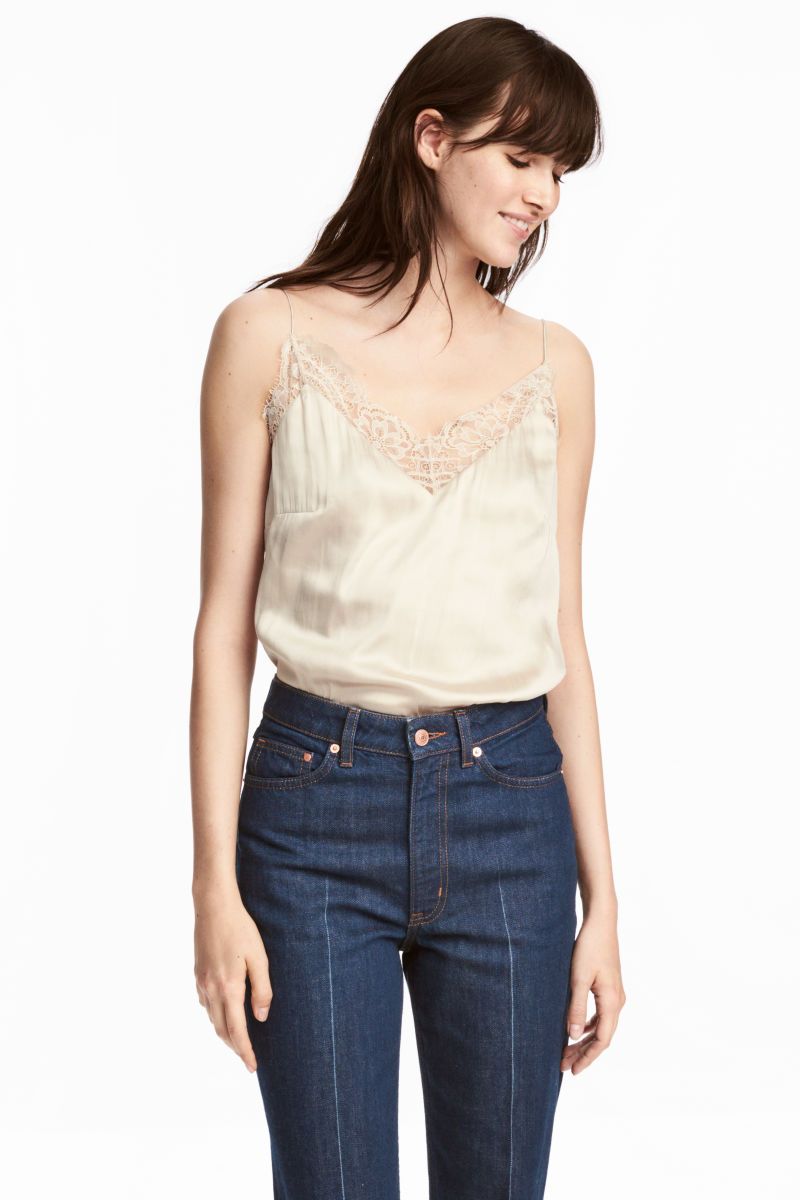 H&M Satin Camisole Top $24.99 | H&M (US)