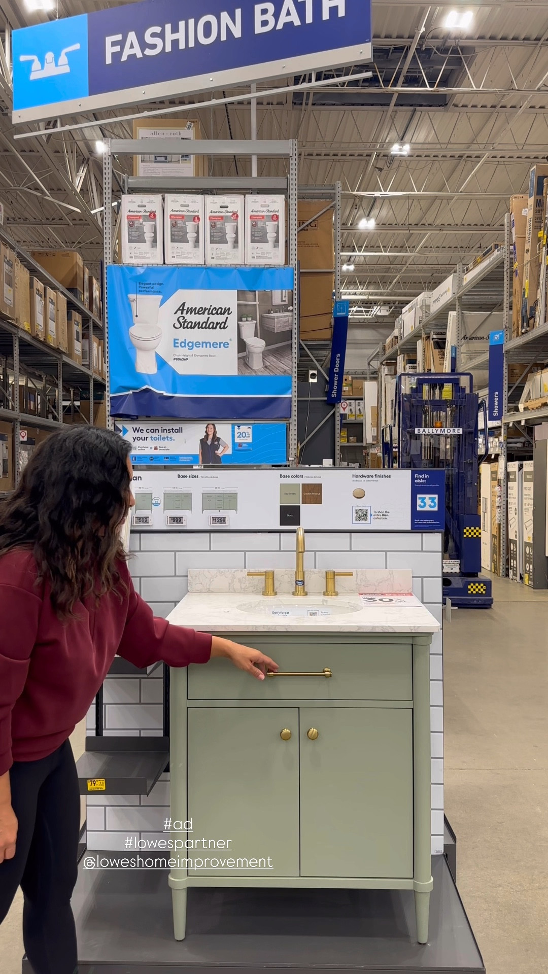 #ad Lowe’s has the most beautiful collection of vanities. Many come in multiple color options. #lowespartner @loweshomeimprovement 
#lowes #vanity #homediy 

#LTKFamily #LTKHome #LTKStyleTip