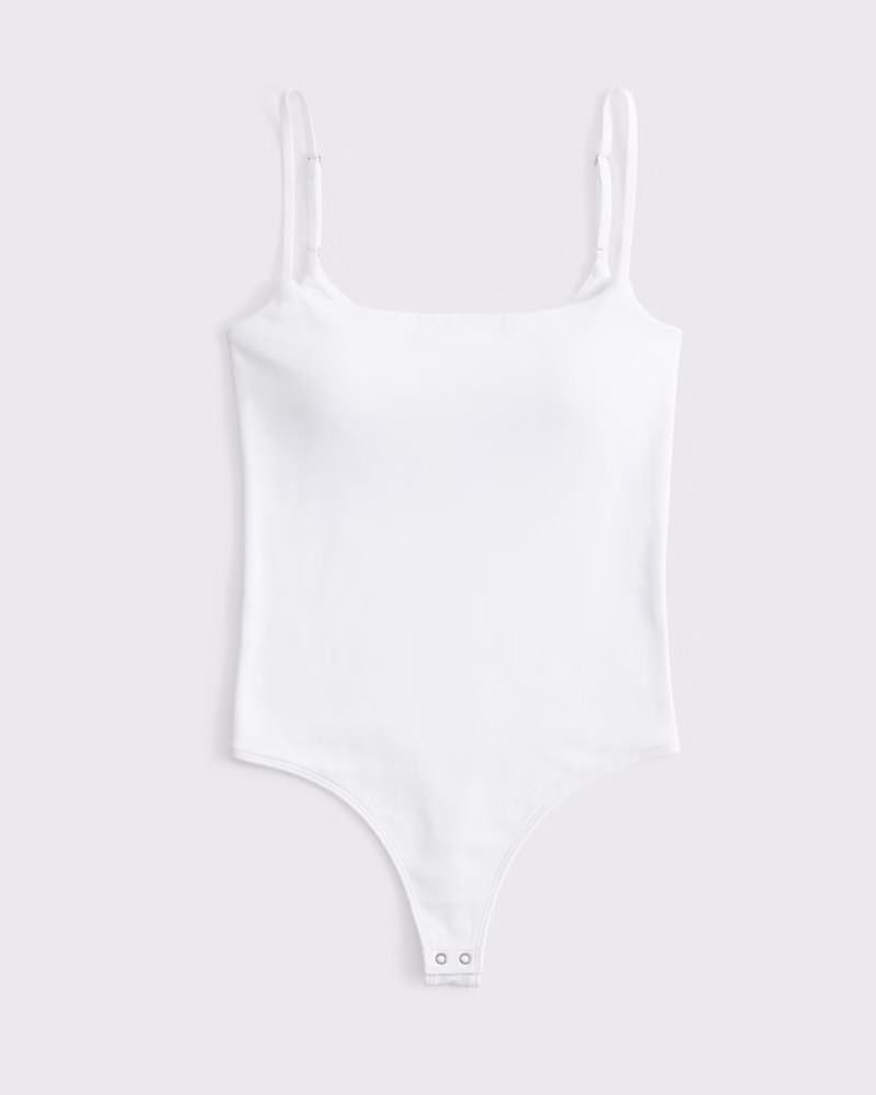 Abercrombie & Fitch Women's Bra-Free 90s Cami Bodysuit in White - Size XXS | Abercrombie & Fitch (US)