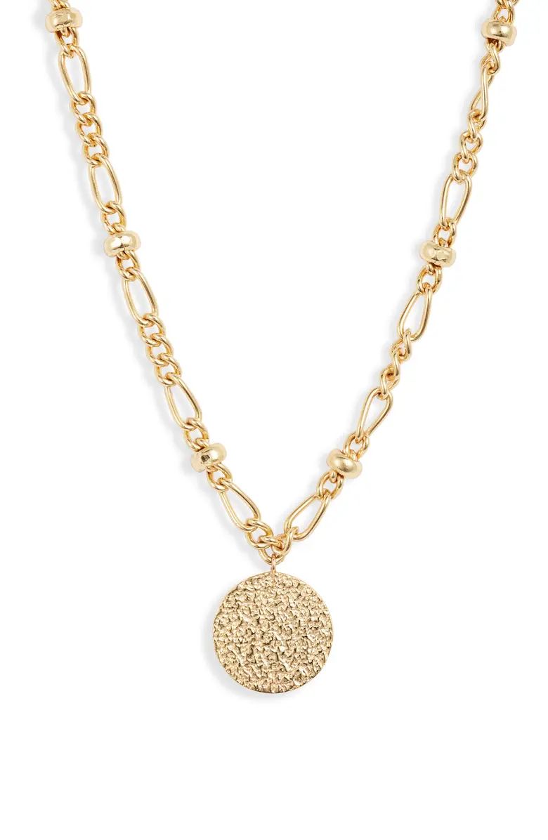 Banks Coin Pendant Necklace | Nordstrom