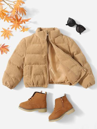 SHEIN Baby Zip Up Puffer Coat | SHEIN