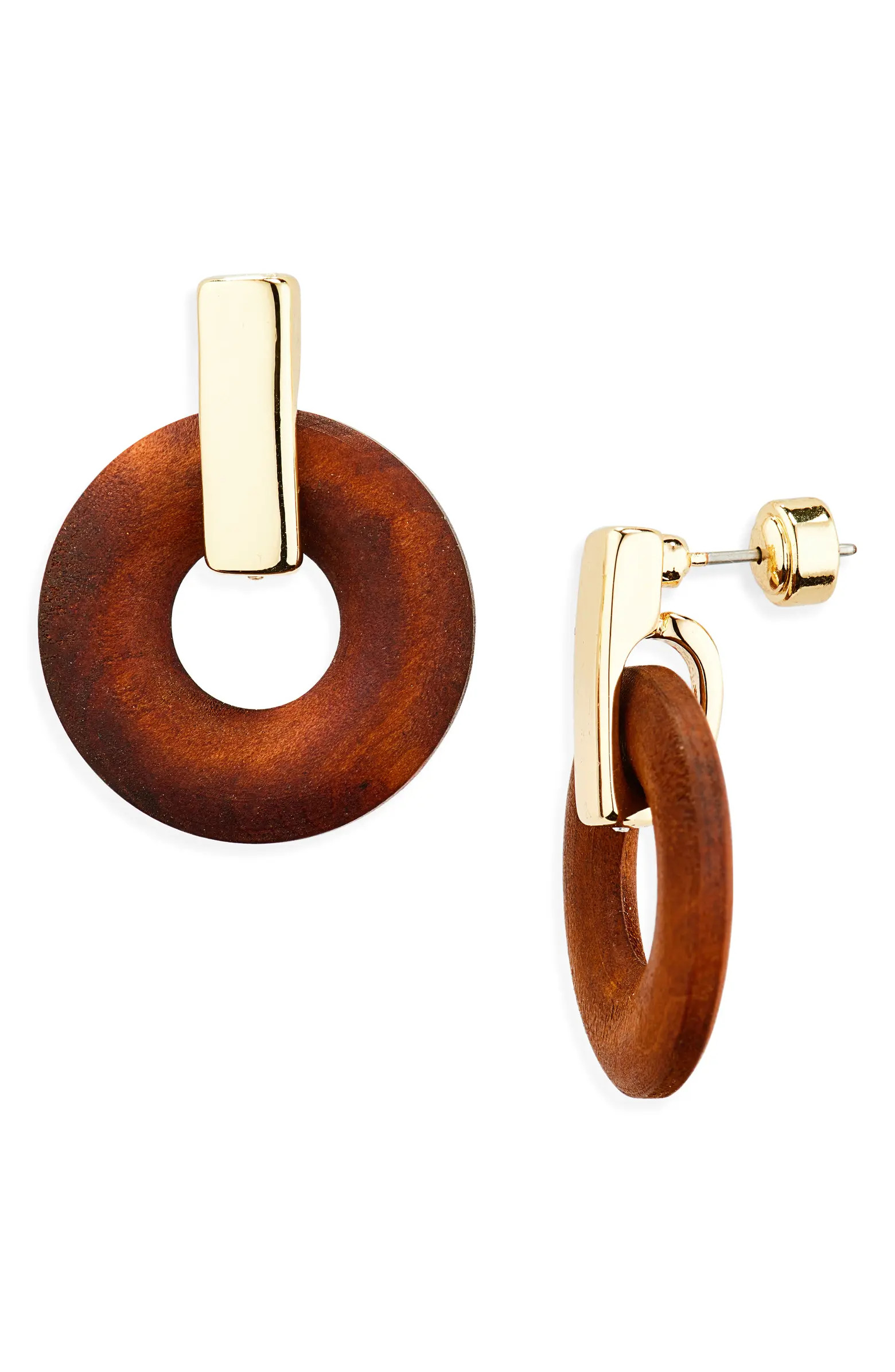 Wooden Door Knocker Drop Earrings | Nordstrom