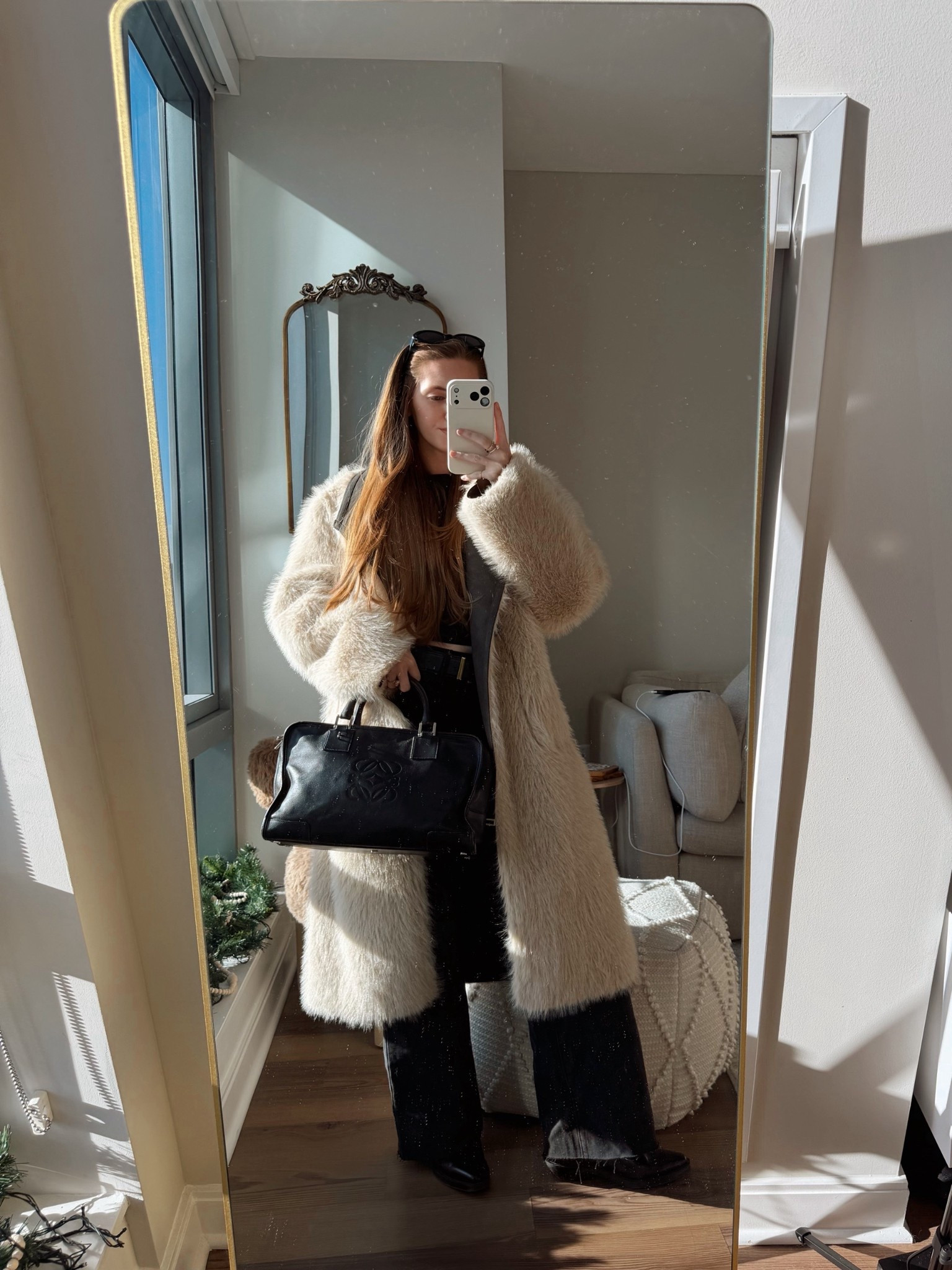 Obsessed with this chic all black look with a faux fur jacket! Sadly this one is sold out but linked similar!! 

#LTKootd #LTKSeasonal #LTKHoliday