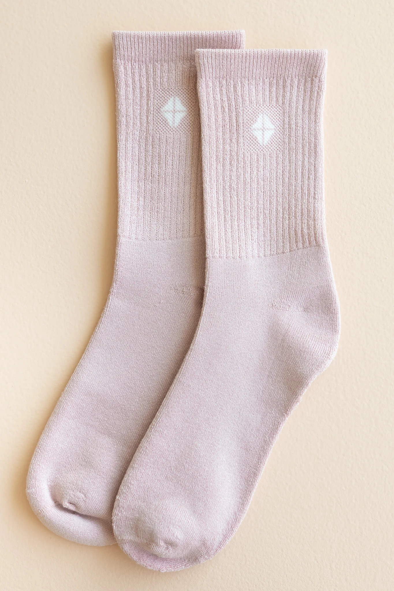 Adult Crew Socks in Blush | Kyte Living