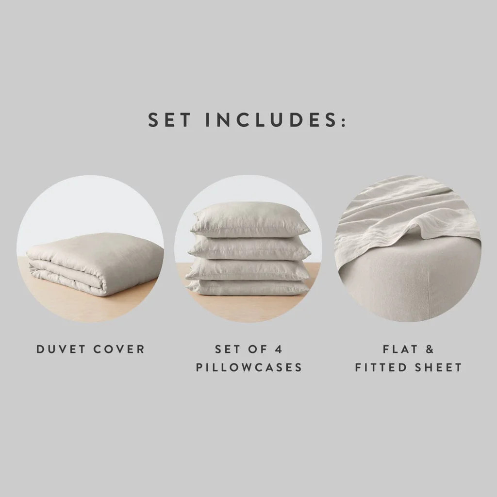 Stonewashed Linen Bed Bundle | The Citizenry