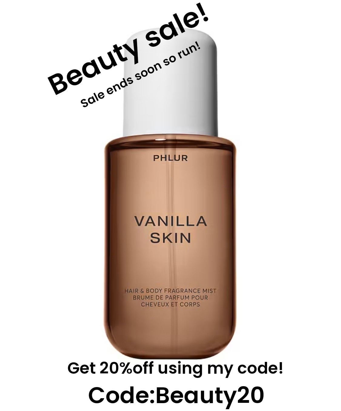 Omg! You already know I had to share this one first 🤎✨ PHLUR Vanilla Skin is part of the sale and yes it’s giving everything. Use code BEAUTY20 for 20% off  all beauty! restrictions apply. Tap the link to see everything I picked for you! 🔗

#LTKBeauty #LTKselfcare #LTKgrwm
