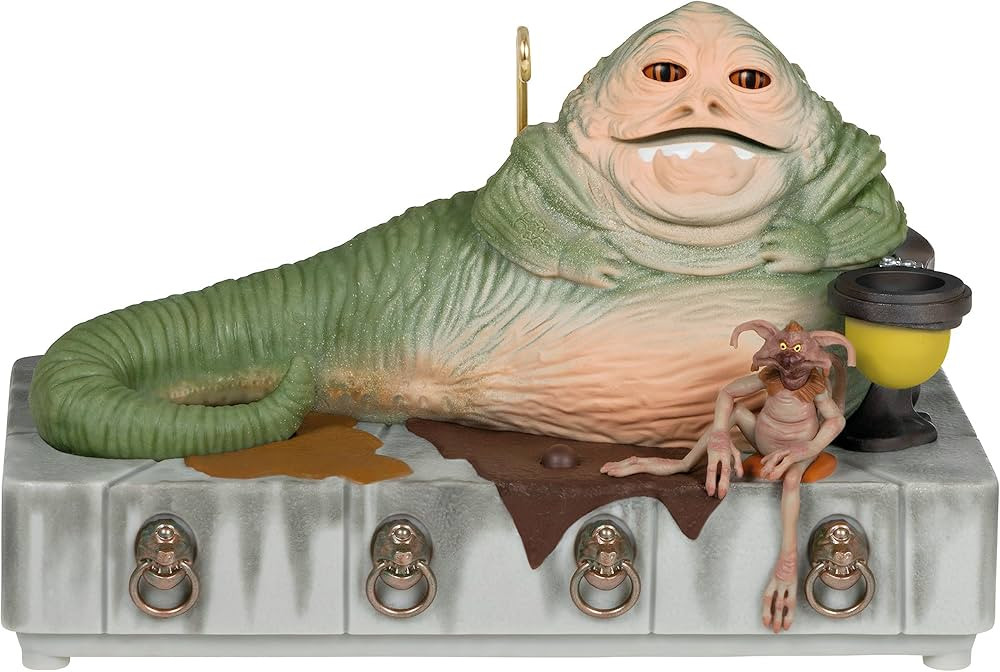 Hallmark Keepsake Christmas Ornament 2023, Star Wars: Return of the Jedi Jabba the Hutt Ornament ... | Amazon (US)
