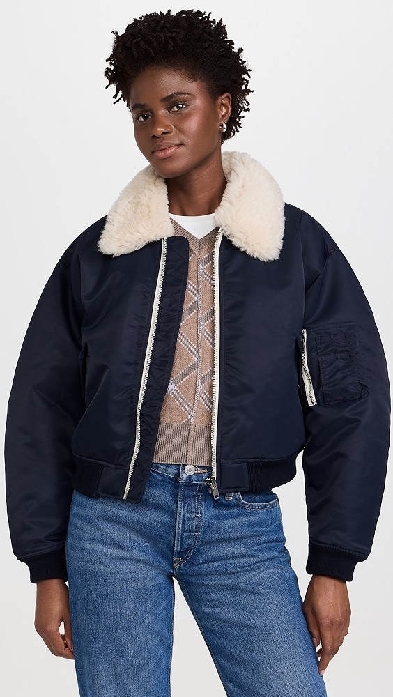 RE/DONE Shrunken Bomber | Shopbop | Shopbop