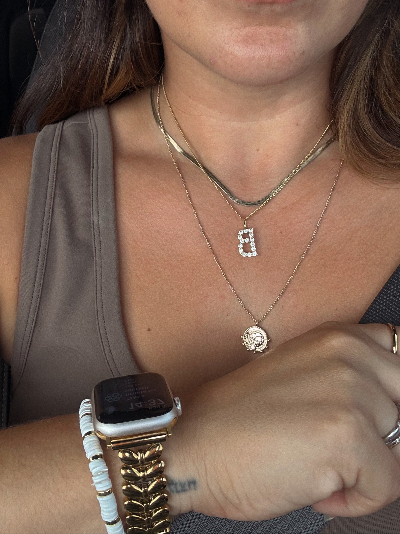 My jewelry stack lately! 

Gold accessories, necklaces, Apple Watch 

#LTKstyletip #LTKunder50 #LTKBacktoSchool