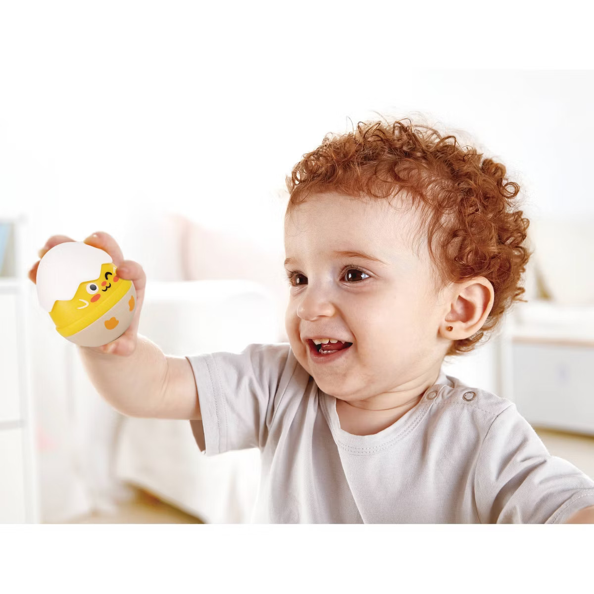 Hape Egg Wobbler Rattle Set - 2pc | Target