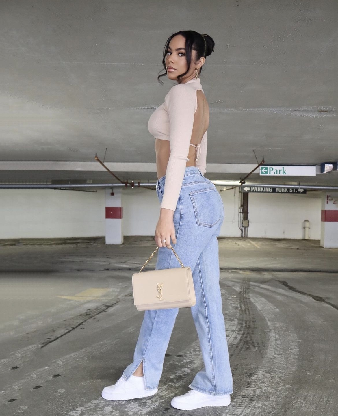 Open back crop top with cute jeans to match 🫧

#LTKCyberWeek #LTKHoliday #LTKSeasonal