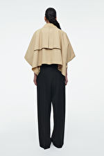 CROPPED TRENCH COAT CAPE | COS (US)
