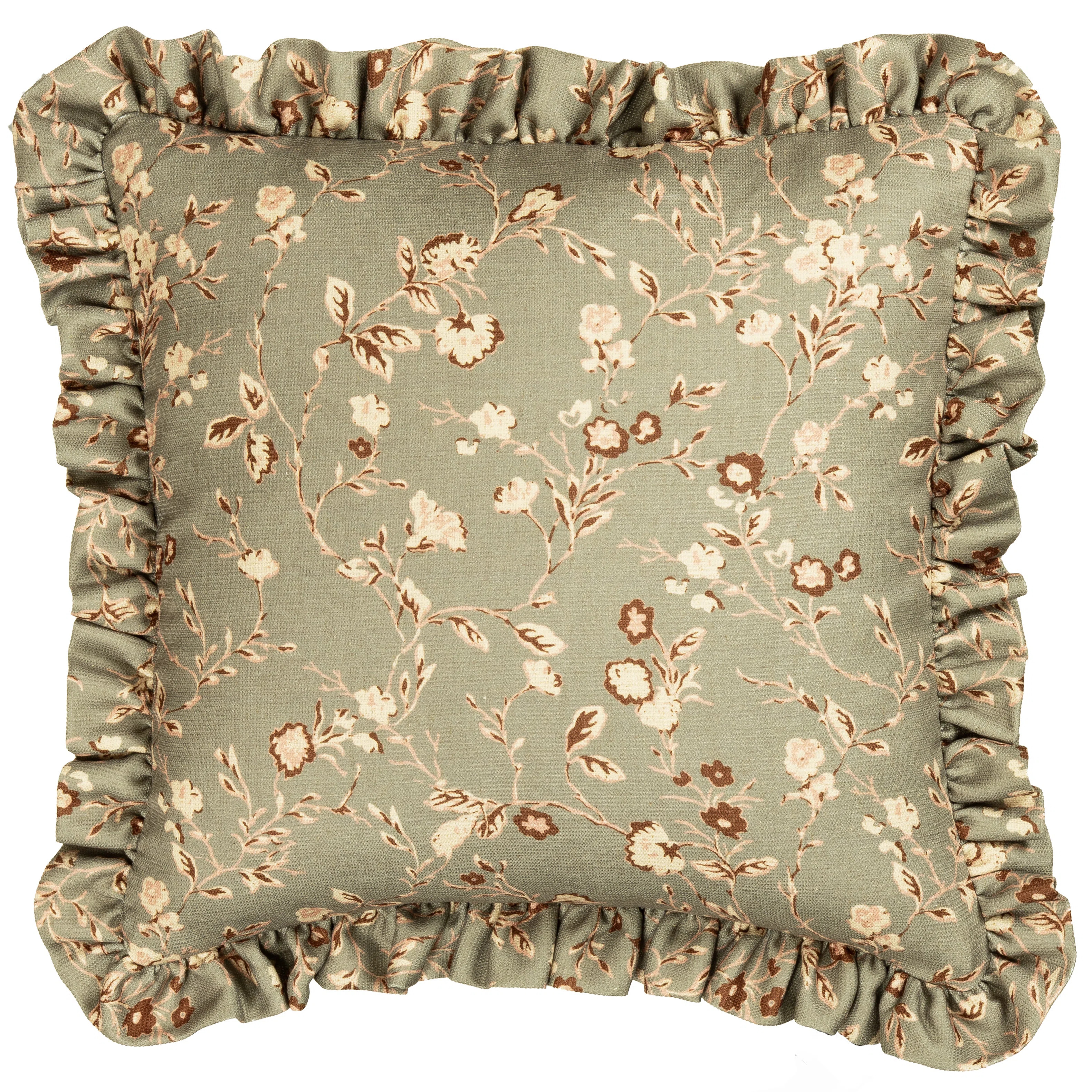 Winding Ivy Moss Throw Pillow | Birch Lane
