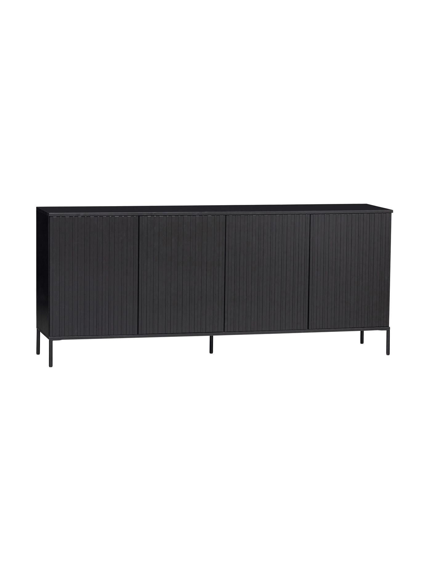 Enfilade 4 portes façade en bois de pin nervuré Avourio | WestwingNow | WestwingNow EU