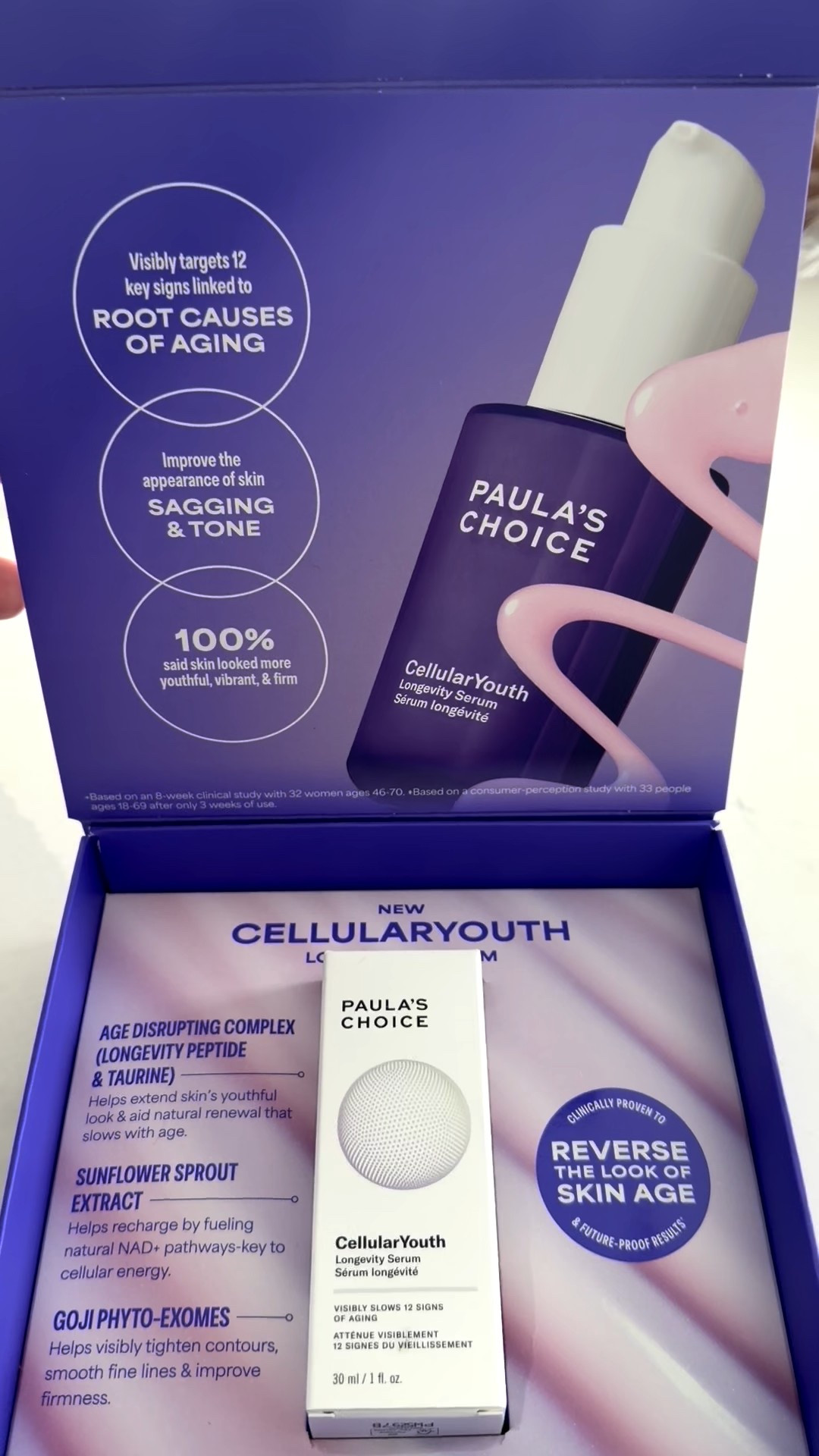 Thank you Paula’s Choice! I can’t wait to try this CellularYouth Age-Disrupting Longevity Serum! ❤️

@paulaschoice

#LTKselfcare #LTKBeauty