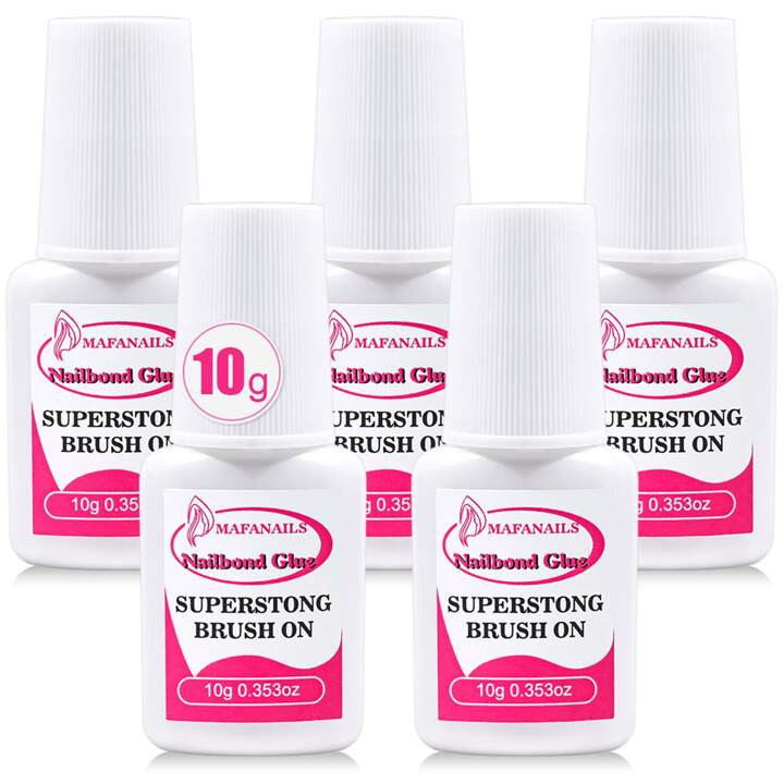 10g Strong Nail Glue For Nail Tips, Acrylic Nails and Press On Nails (10ml) NYj1 Nail Bond Brush ... | SHEIN