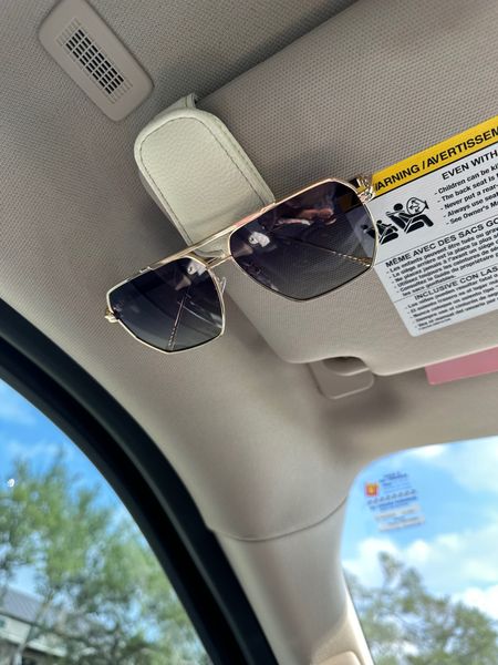Amazon find! Sunglasses holder for your car and amazon sunglasses
