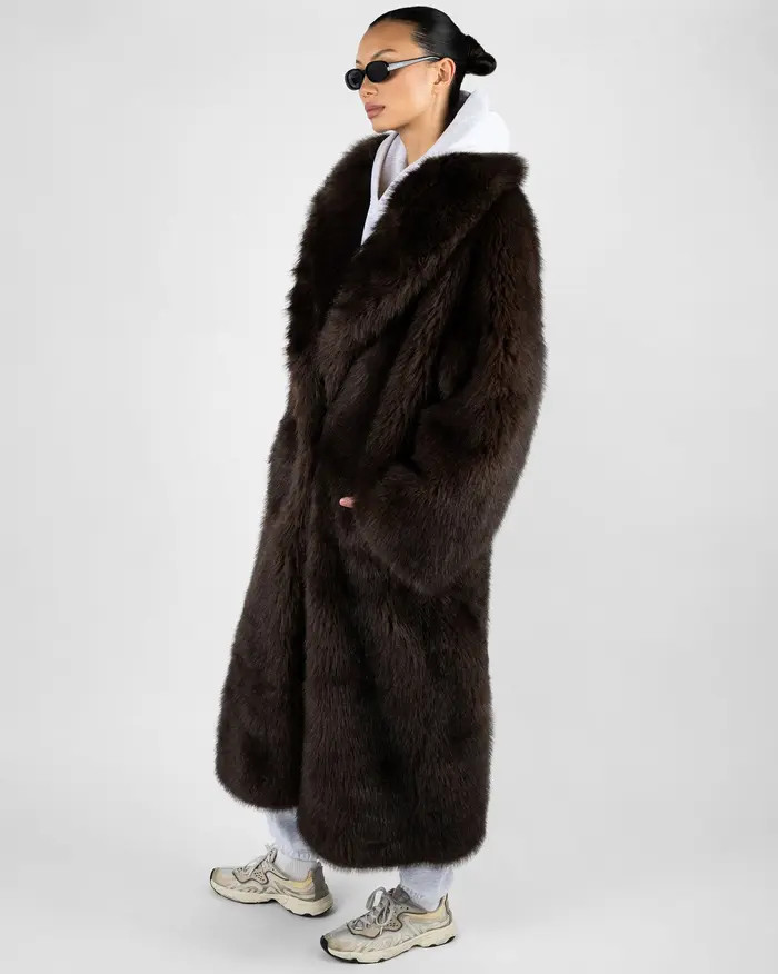 Long Faux Fur Jacket | Nordstrom