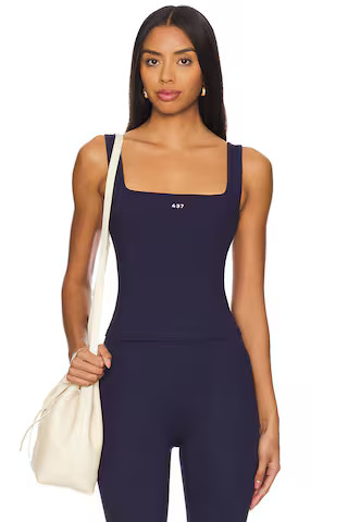 437 The Square Tank in Navy from Revolve.com | Revolve Clothing (Global)