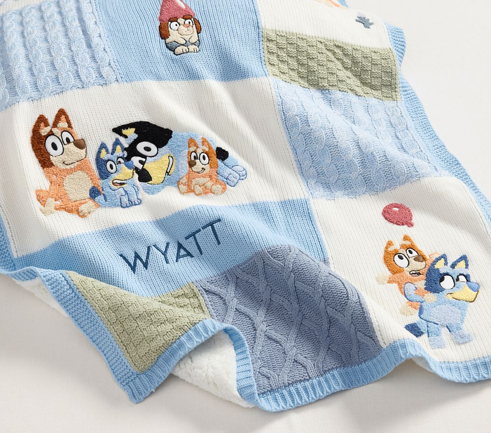 Bluey Heirloom Toddler Blanket | Pottery Barn Kids