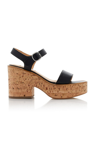 Sardis Leather Platform Sandals | Moda Operandi (Global)