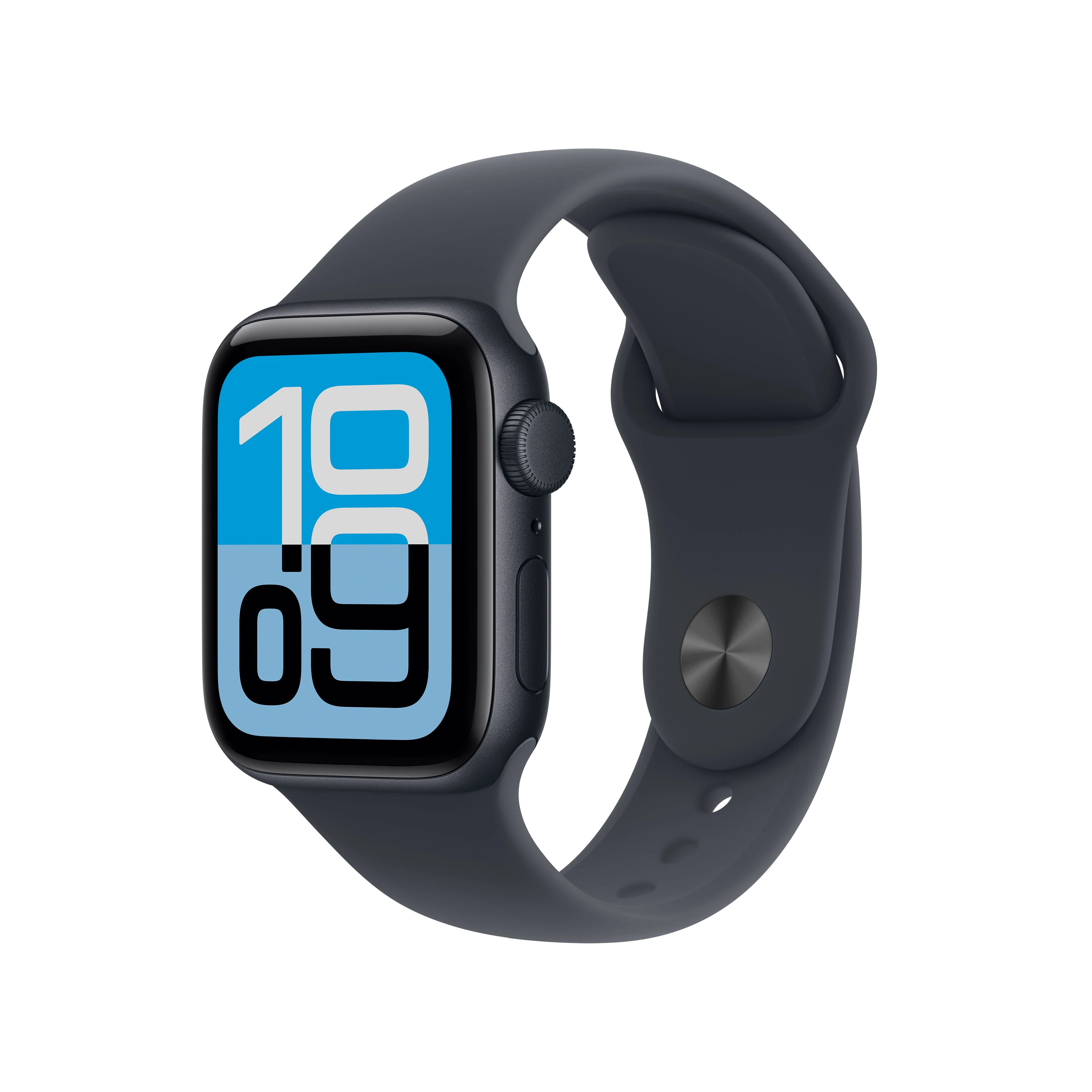 Apple Watch SE 3 GPS 40mm Midnight Aluminum Case with Midnight Sport Band - S/M | Walmart (US)