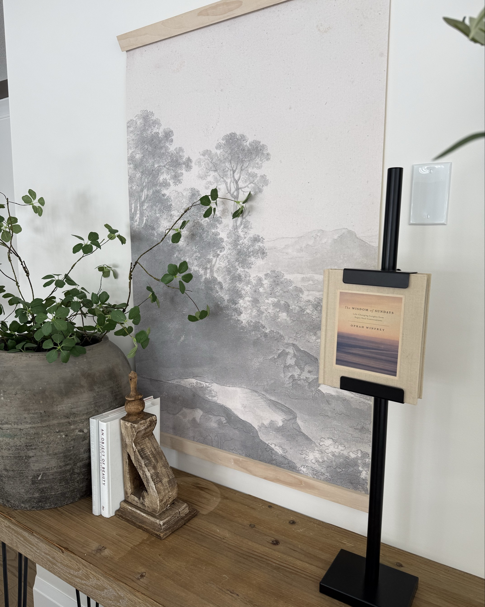 Mixing raw wood, vintage touches, and organic greens… this loft corner feels complete- Are you team olive branches or fresh florals? @Etsy @Wayfair @luxebco

#LTKdayinmylife #LTKHome #LTKSeasonal