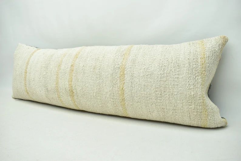 Turkish Kilim Pillow / Lumbar Kilim Pillow / Decorative Kilim Pillow / Handmade Kilim Pillow / Bo... | Etsy (US)