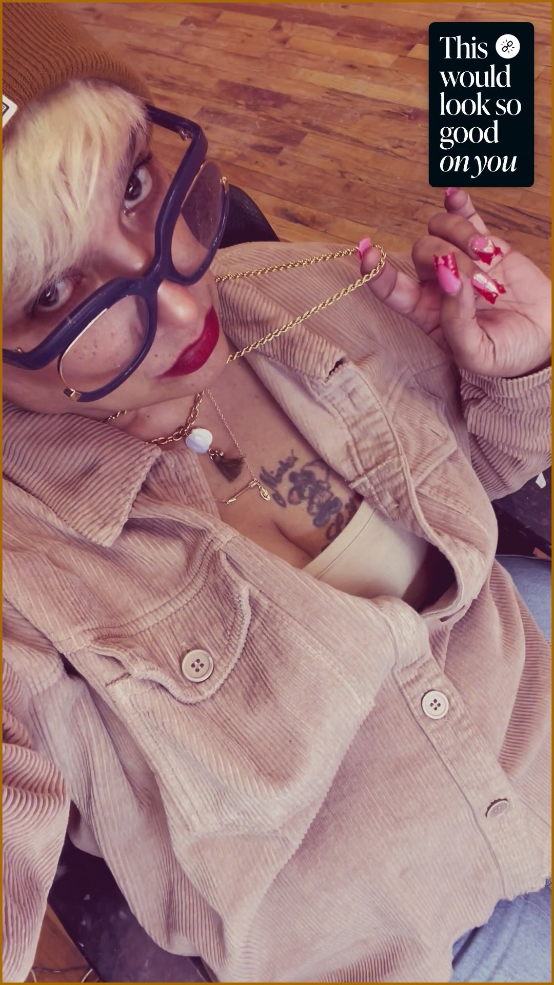 Corduroy is not just for the fall… Spring is Coming and a short corduroy jacket is needed for your closet, accessorize with gold and whatever hat you’d like put a tank top underneath it for a cute cover and unbutton it with some high-rise jeans #springjacket #corduroy #accesorize #springlooks #gold 