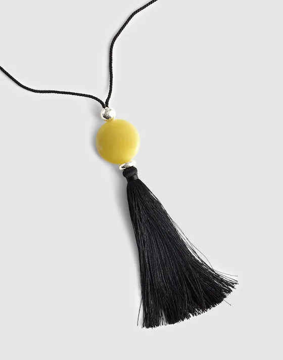 Semiprecious Tassel Long Necklace | Madewell
