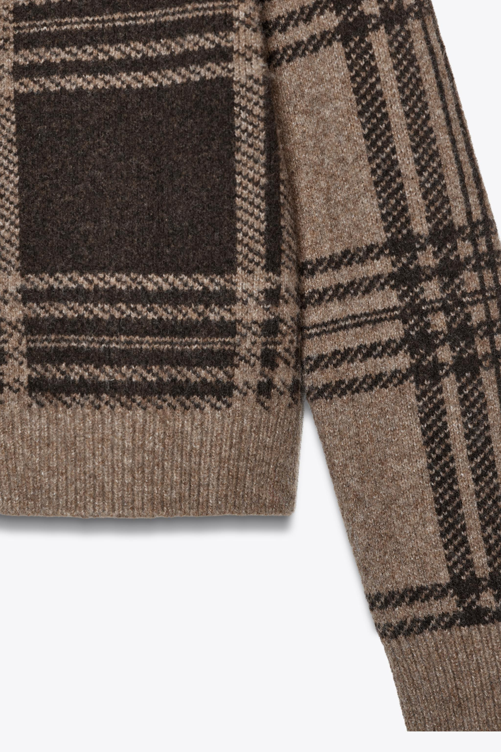 PLAID KNIT JACKET | Zara US