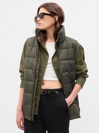 100% Recycled Puffer Vest | Gap (US)