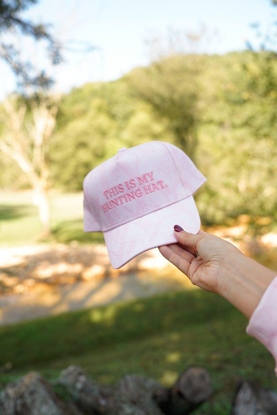 This is My Hunting Hat. - Camo Trucker Hat - Etsy | Etsy (US)