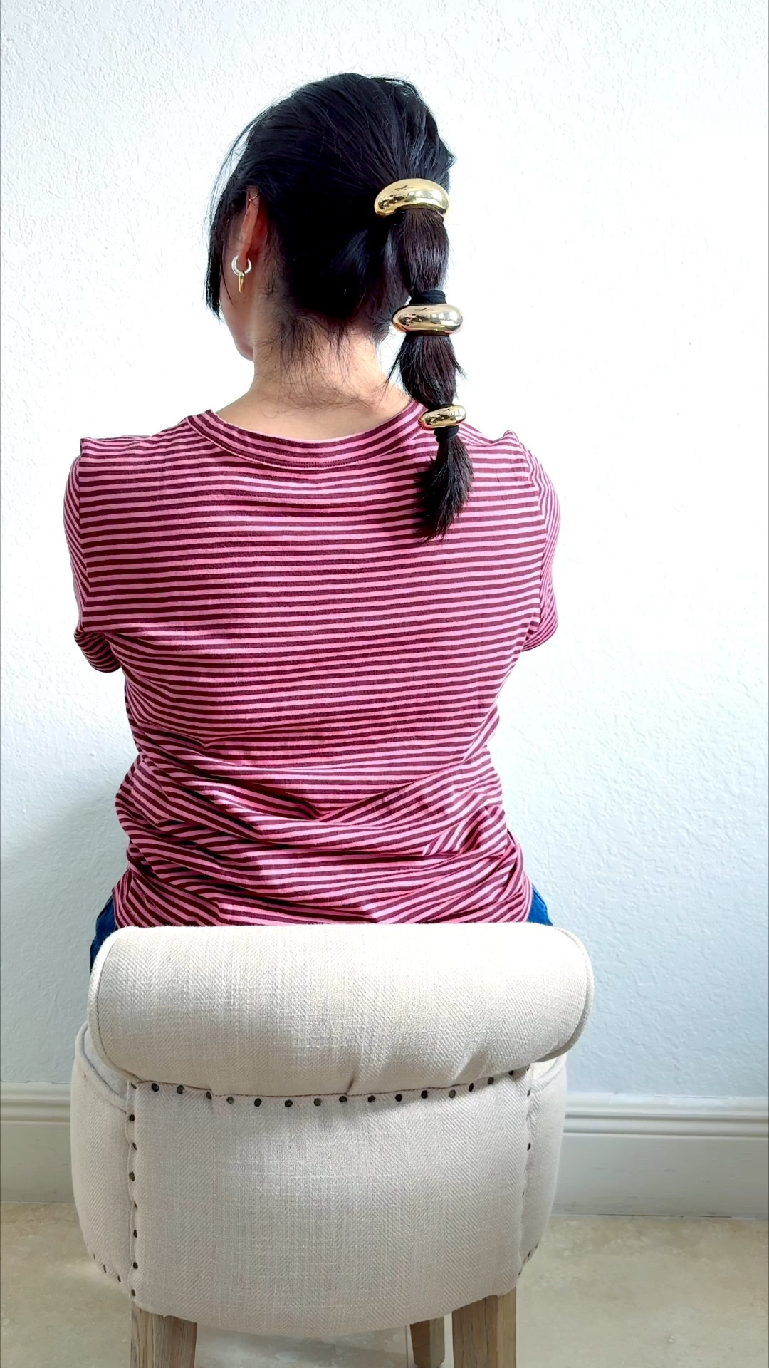 An easy way to make a simple hairstyle feel instantly elevated ✨

These gold cuff hair ties in different sizes are such a fun detail for Valentine’s outfits and a subtle statement accessory any time of year.

I love how they dress up even the simplest hairstyles with almost no effort.

Linking the gold cuff hair ties I use here 🤍

gold hair cuffs • elevated hair accessories • valentine outfit accessories • everyday hairstyles • polished hair look

#LTKootd #LTKgrwm #LTKBeauty