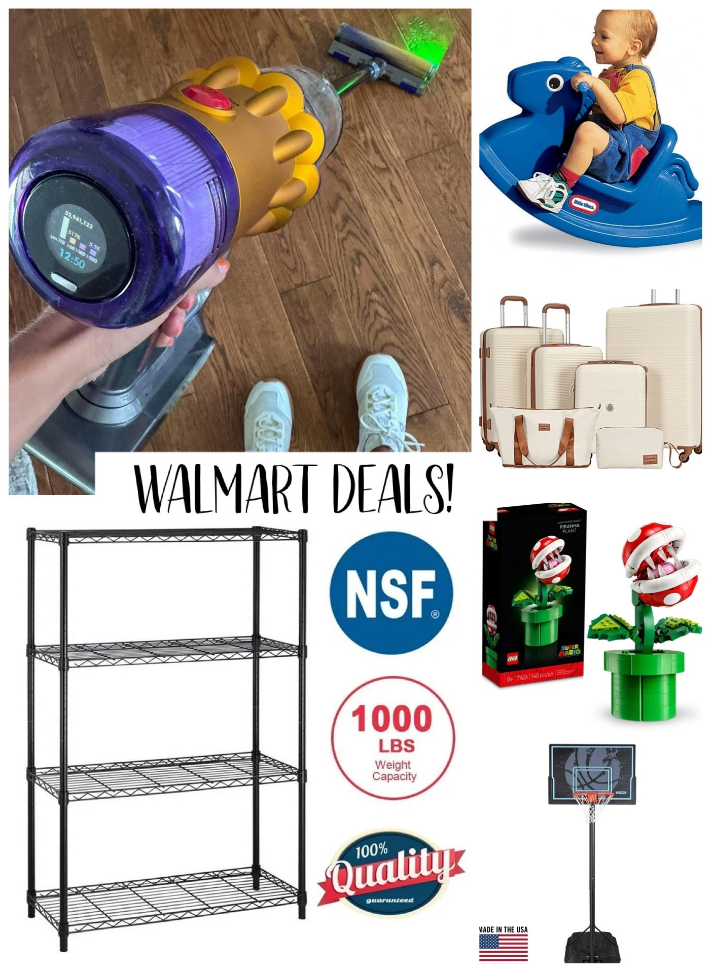 Walmart sale is live for everyone today!!

Entire sale: https://rstyle.me/+JpOaWFQmZb-t_CC_HGdxLg

Lego Super Mario: https://rstyle.me/+m6zRLKIU3obVEBWHk7zDdA

Dyson 12 slim: https://rstyle.me/+UNs5Q3uJ0hReFUDe6NqMfw

Travelhouse 6 pc luggage: https://rstyle.me/+kmJXgeWcZjoc20m_rfLPsA

Lifetime basketball hoop: https://rstyle.me/+PAIpX6zwa9mCF1Hys3kwIQ

Wire shelving: https://rstyle.me/+2O8hb6fPnDAWZ6B9jbBX4A

Little Tikes Horse Rocker: https://rstyle.me/+QoiXWMFdojKZ_SO3TQsKnw

@walmart #WalmartPartner #walmart 

