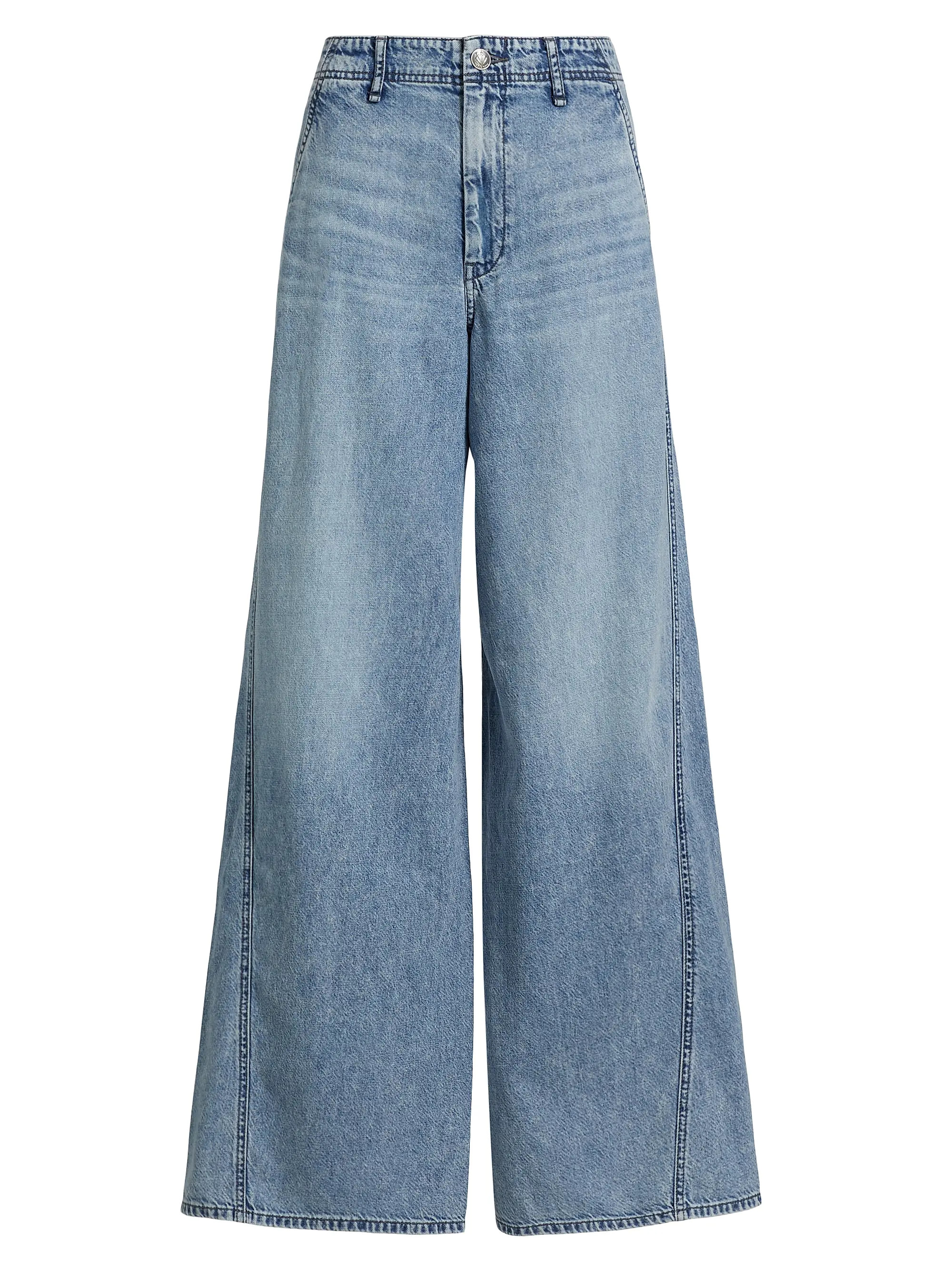 rag & bone Sofie Featherweight Wide-Leg Jeans | Saks Fifth Avenue | Saks Fifth Avenue