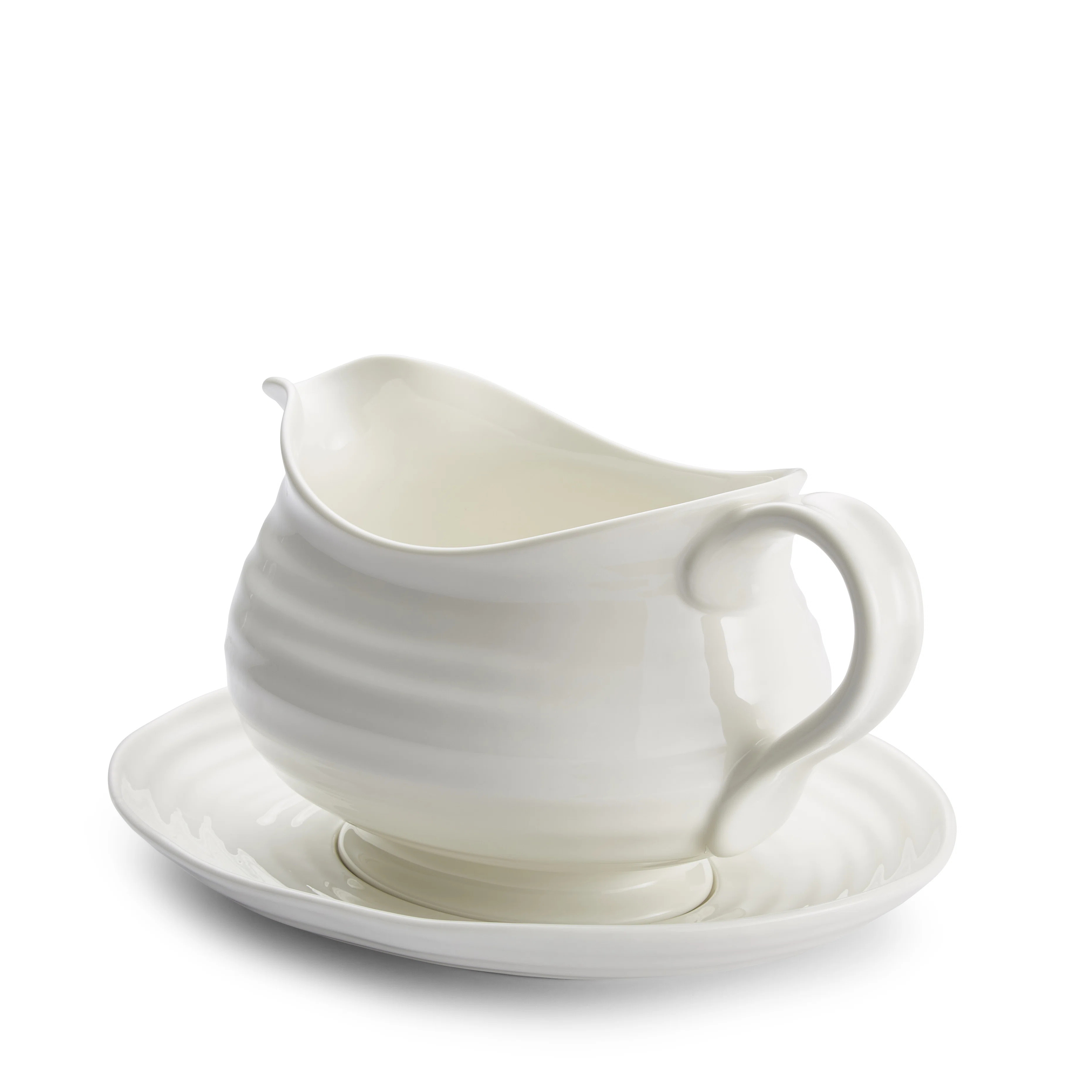 Portmeirion Sophie Conran White Gravy Boat & Stand 9.5"/3.9 | Wayfair North America