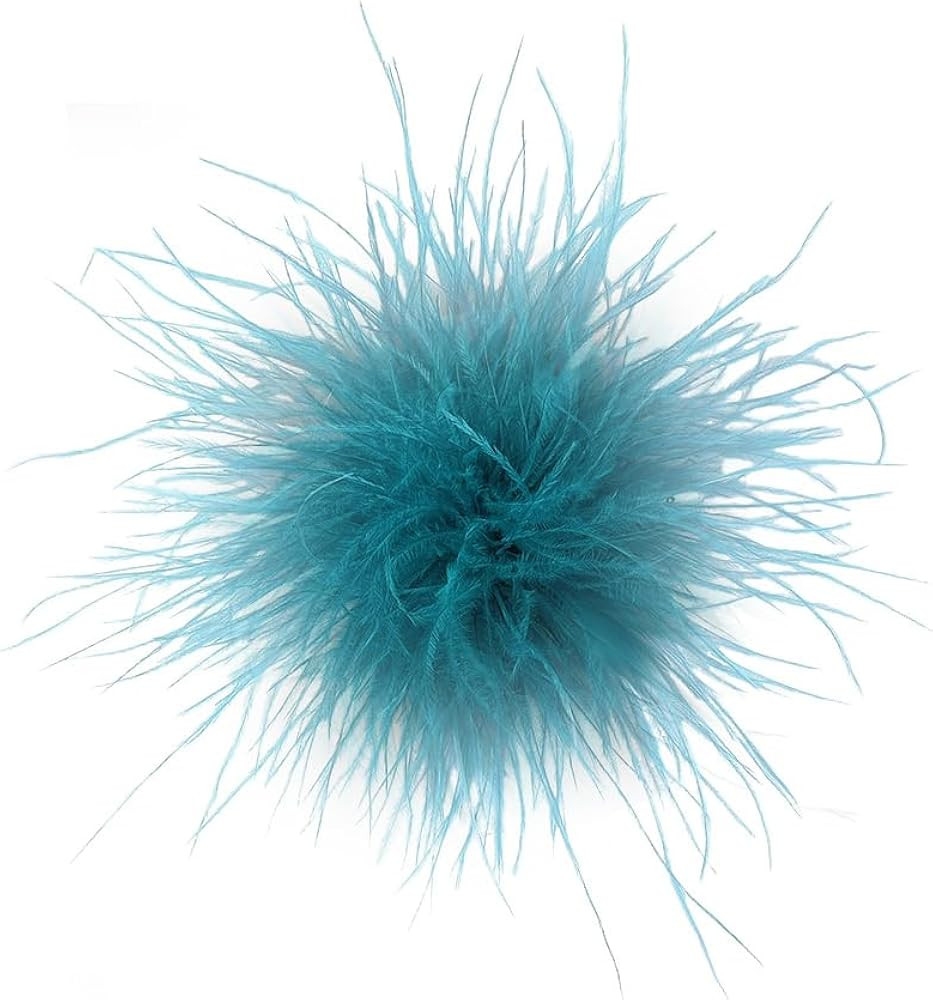 Dainty Feather Flower Large Brooch Pin for Women Men Elegant Oversized Floral Lapel Pins Shawl Dr... | Amazon (US)