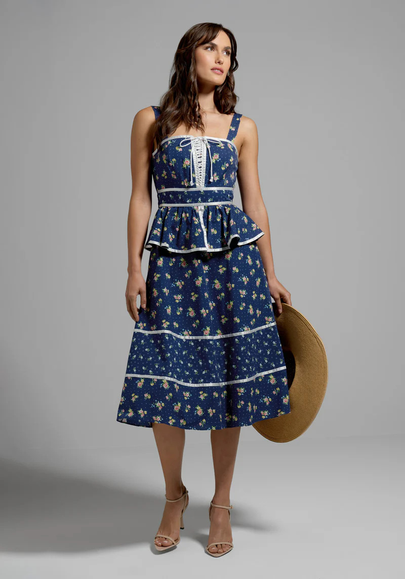 GUNNE SAX for ModCloth Twirling Moments Peplum Dress | ModCloth