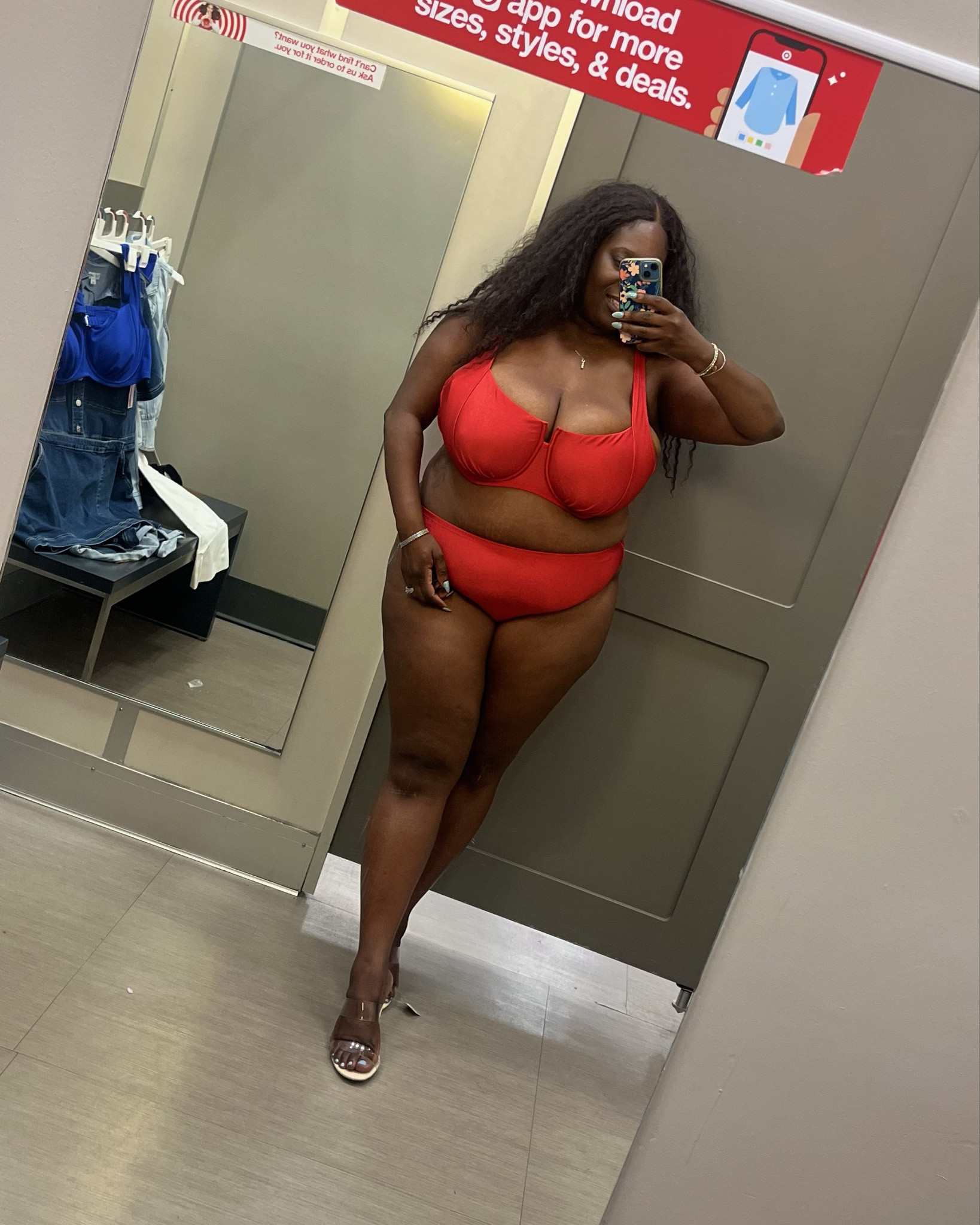 Vacay mode! We locked in!! It’s 80 degrees outside which means we are out at the pool and beach!🏝️⛱️☀️🌊 I bought two new swimsuits over the weekend in the same color (cause if it fits, I buy every color 😆). Loving these 👙’s because the adjustable straps and underwire provide lift and support, like a bra does!✨♥️💙

Speaking of bra, I am a 38J. I am wearing the size 24 top (the 22 top was too small) and I’m wearing the 1X bottoms. 😍♥️💙

Links 🔗 
https://liketk.it/5bYm7

#LTKSwim #LTKPlusSize #LTKStyleTip